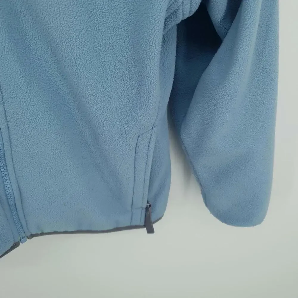 The North Face Fleece‎ Jacket Girls Size Large Blue Full Zip